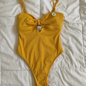 NWT Forever 21 Yellow Swimsuit